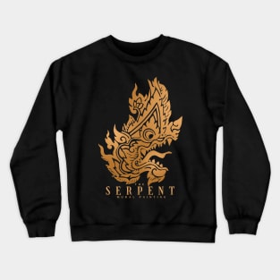 The Serpent Mural Painting Crewneck Sweatshirt